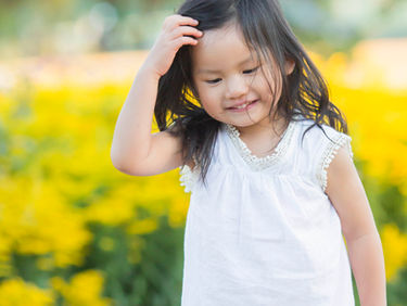 Big Family fun in Queen Elizabeth's Rose Garden