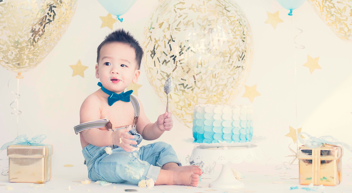 first birthday cake smash little boy vintage bowtie