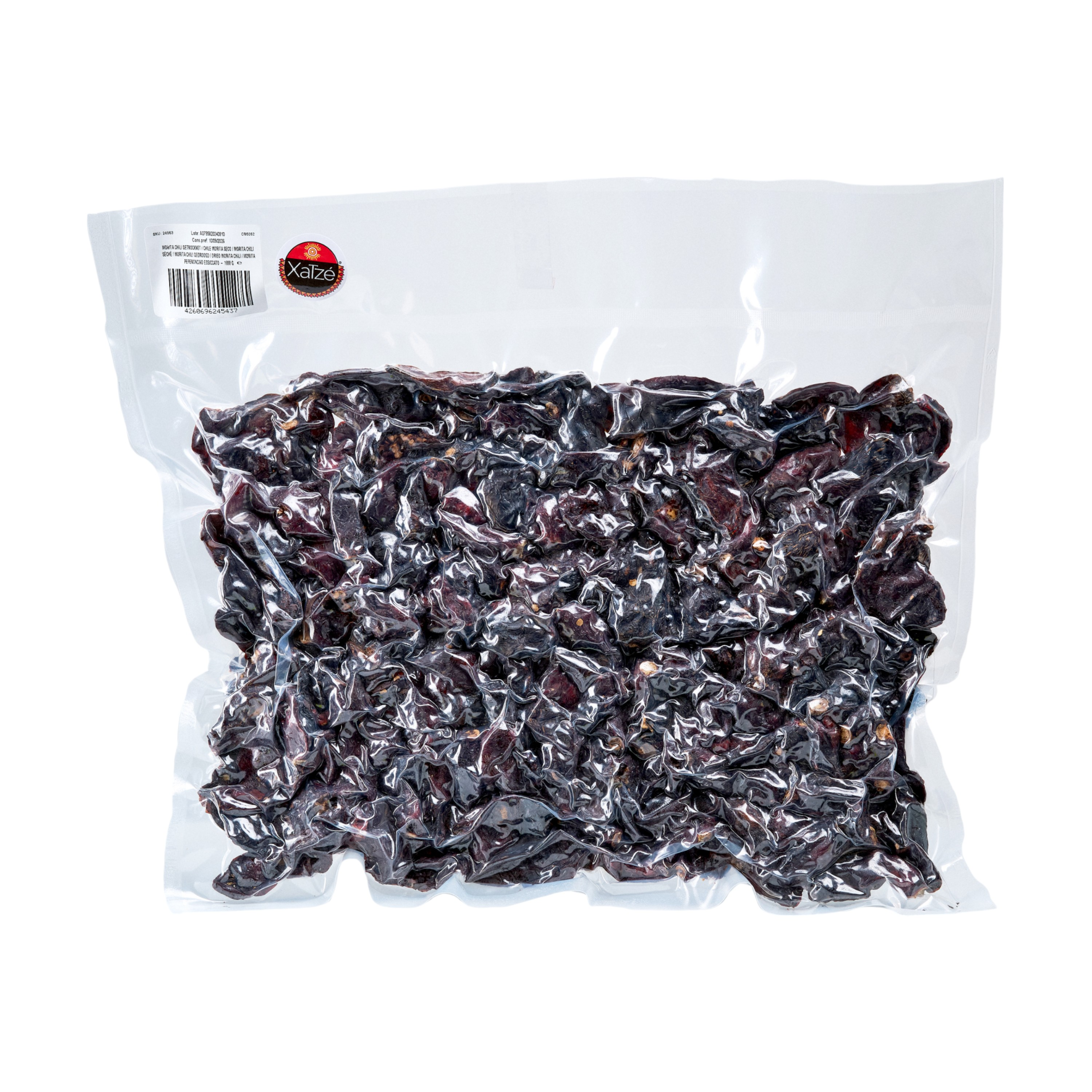 CHILE XATZE 2.2 LB DRIED BULK CHIPOTLE MORITA CHILI VACUUM-SEALED