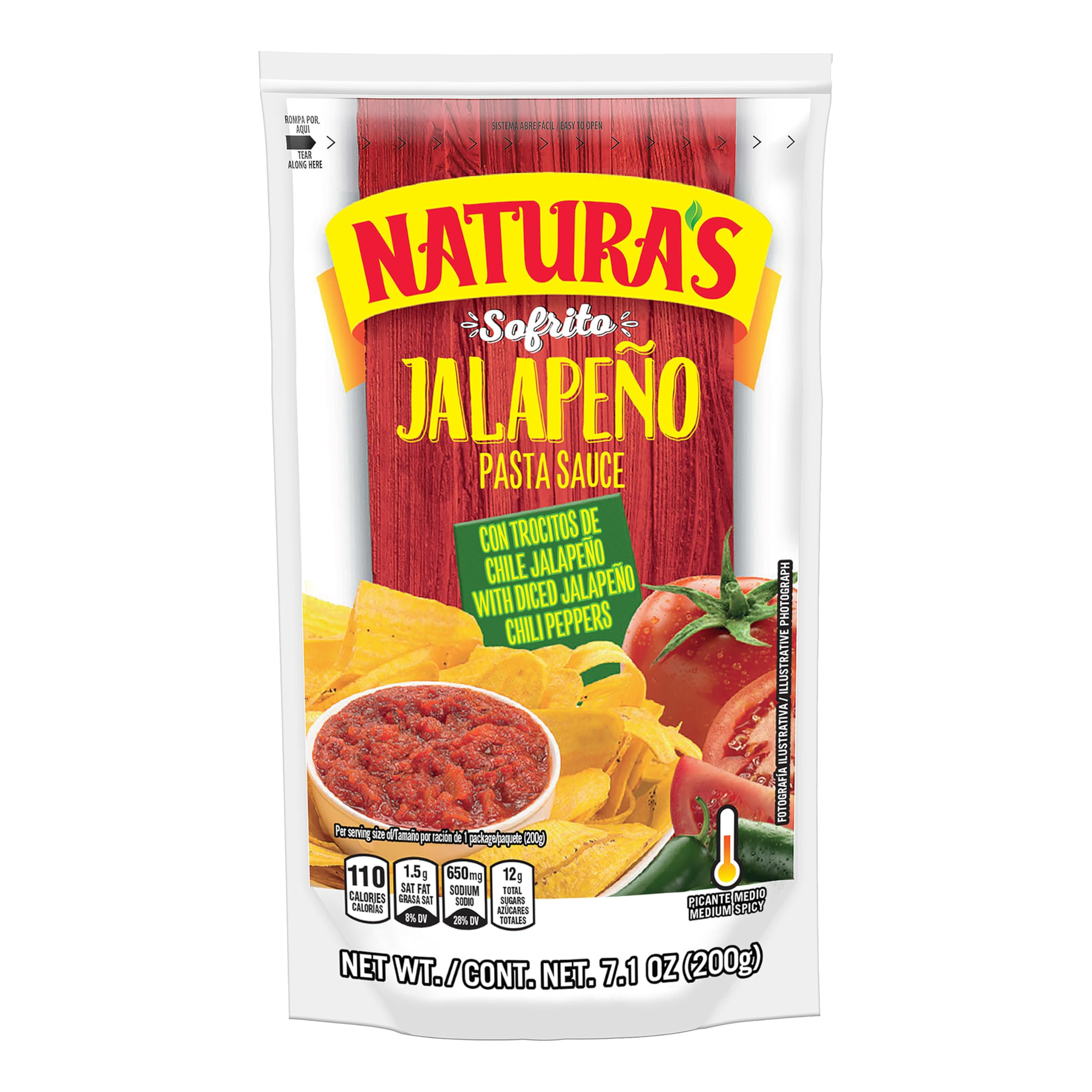 SAUC NATURAS 24/7.1 OZ JALAPENO FLAVORED SAUCE
