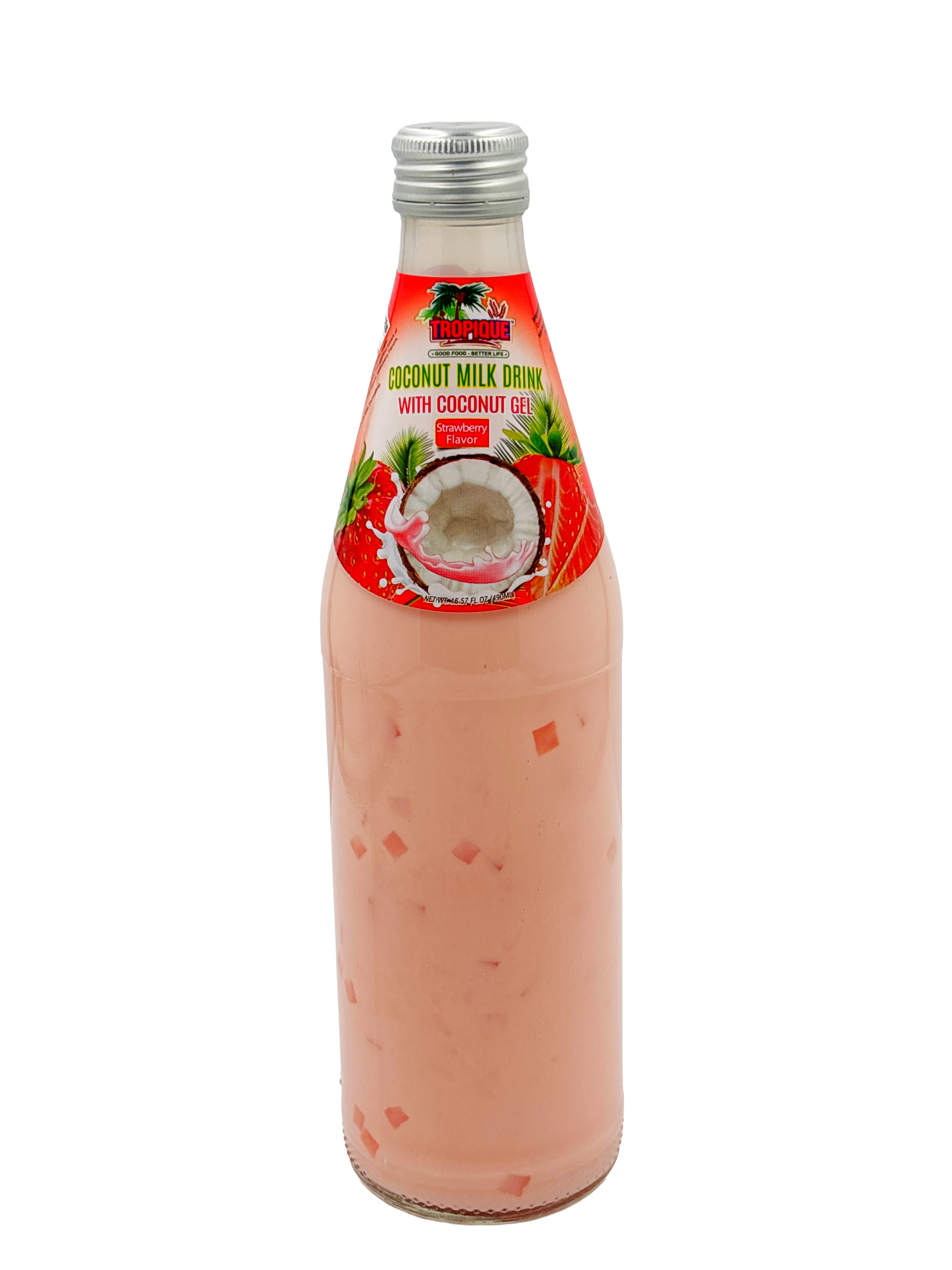 NATA TROPIQUE 12/16.57 FL OZ COCO STRAWBERRY
