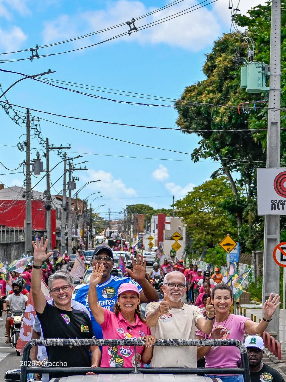 É O POVO QUEM QUER: Carreata reúne Gedalva Umbaubá 1133, Alessandro Vieira 155, Edvaldo Nogueira 123 e Hilda 11777 por Sergipe