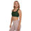 Thumbnail: Emerald Roses Padded Sports Bra