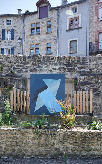 Installation "Les cocottes" à Vabre