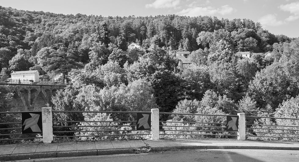 Installation "Les cocottes" à Vabre