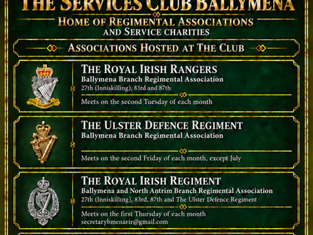 Military Associations hosted at the Services Club