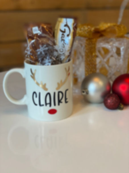 Personalised filled Christmas Mug