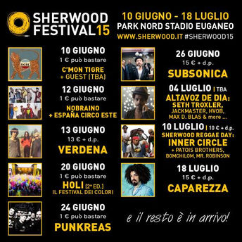 Torna lo Sherwood Festival, ecco i primi nomi!
