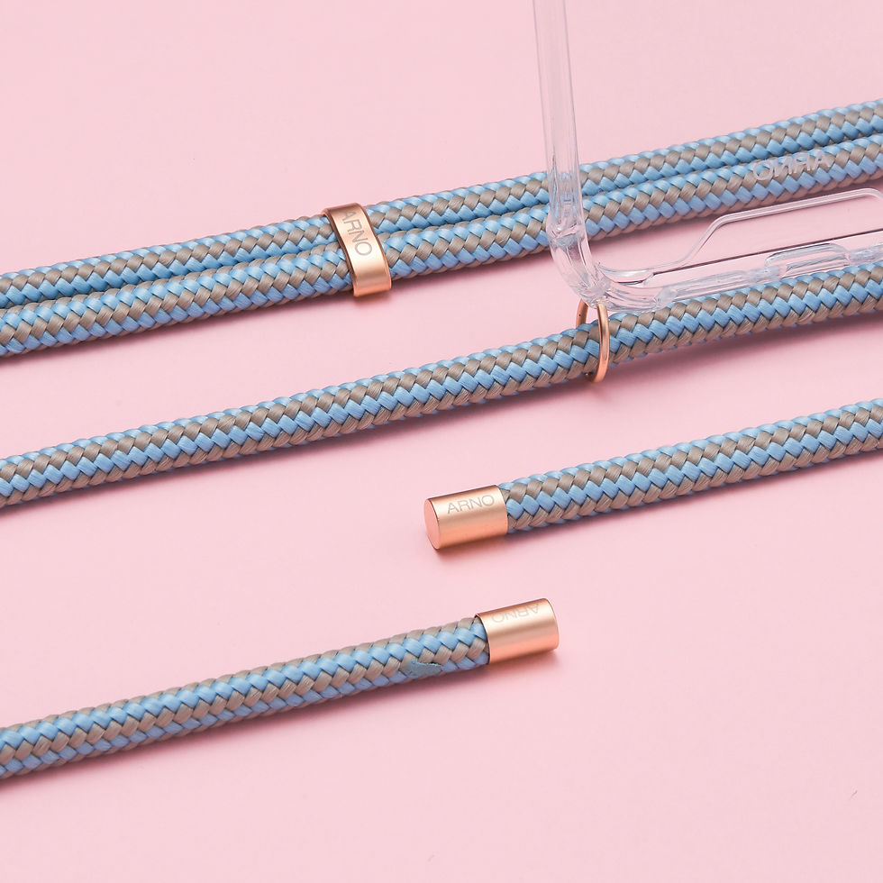 Thumbnail: ARNO iphone  case with rope strap ash sky