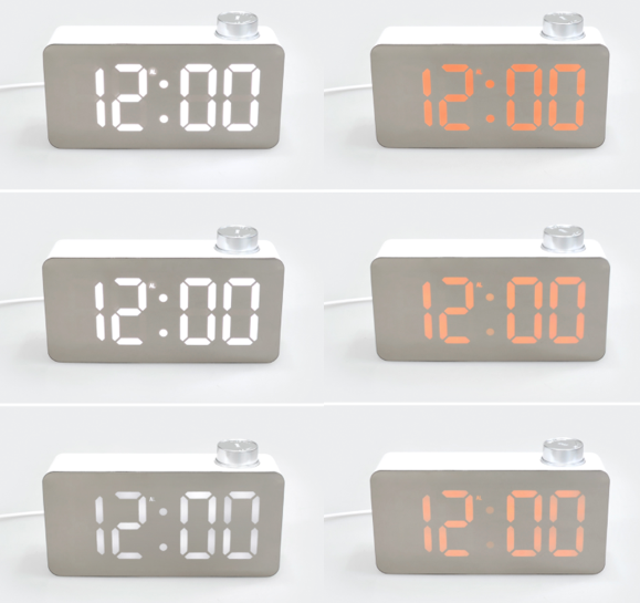 Thumbnail: MOOAS  big mirror clock (standing alarm mode)