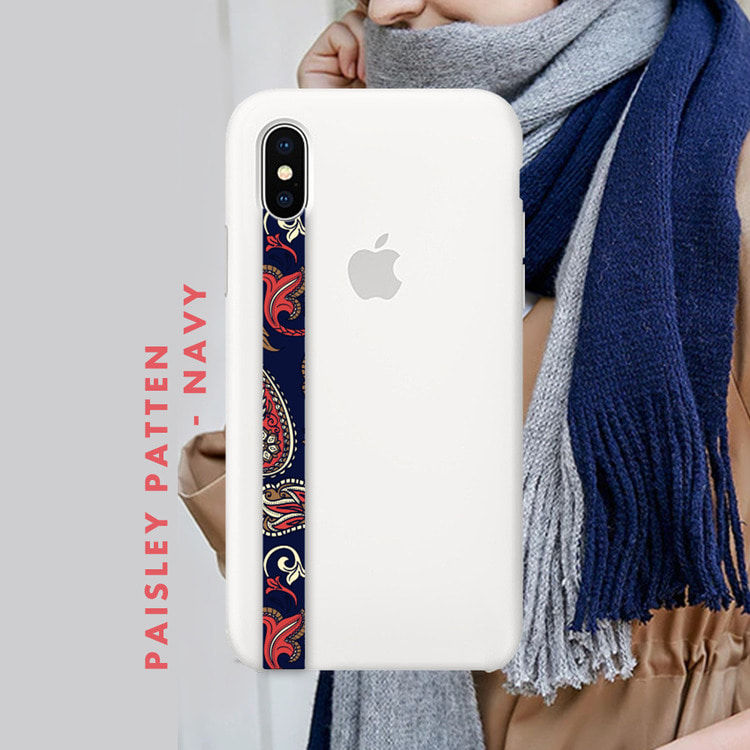 Thumbnail: HIGH LOOP phone strap (pattern green/pattern navy/just try it)