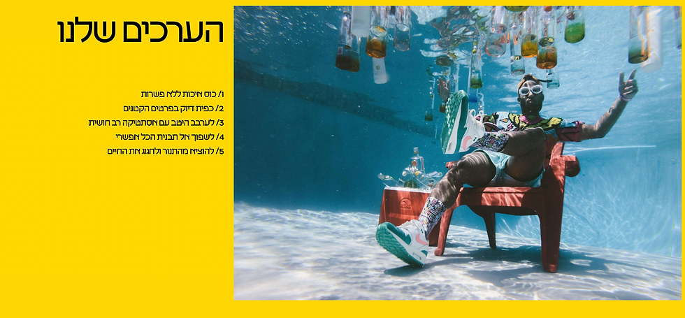 הערכים שלנו