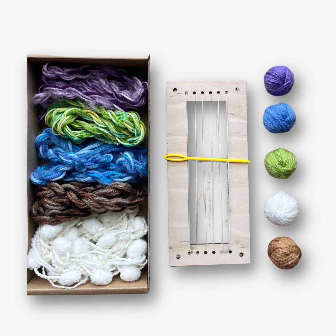 Вертикальний набір для ткацтва