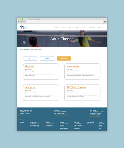 Seattle Badminton Club My Site