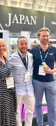 Ben Franks, Nicky Burston and Paul Laurie at London Wine Fair