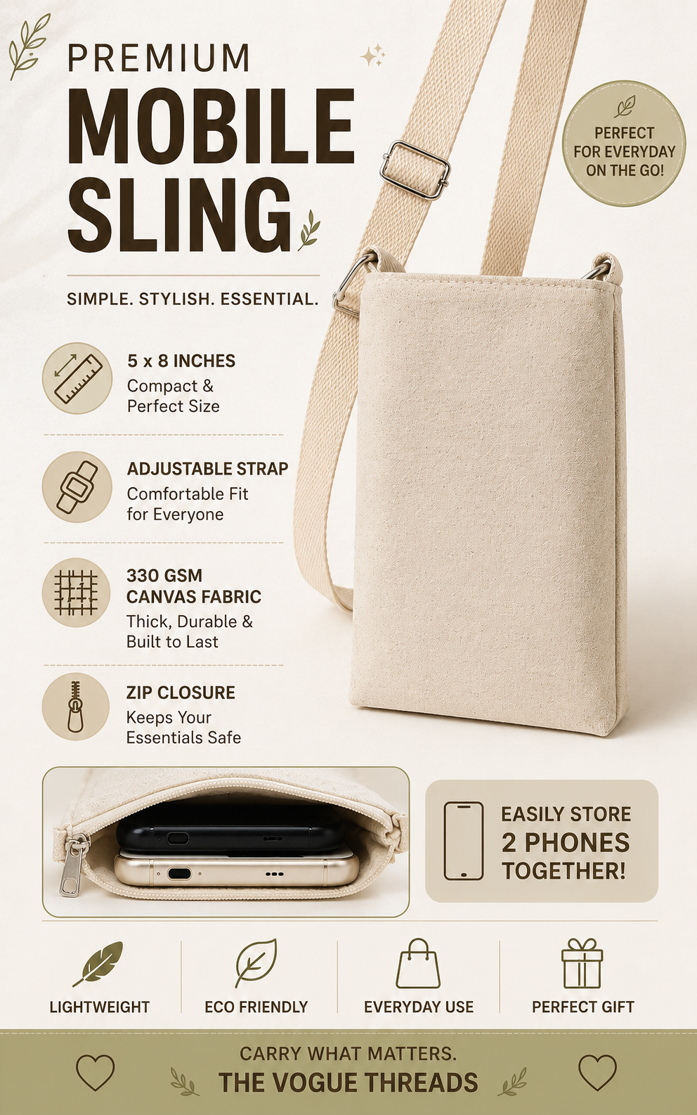 Canvas Mobile Sling