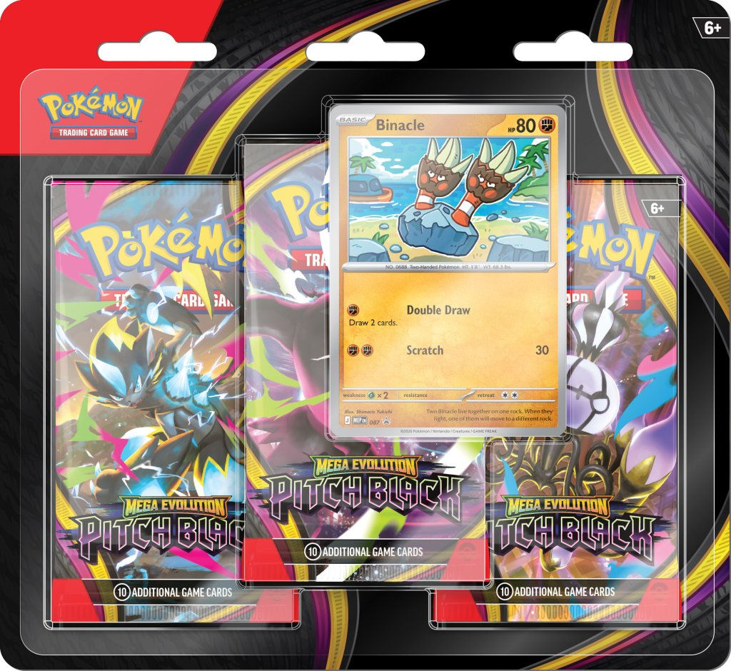 Pokémon TCG - Pitch Black Three Booster Blister
