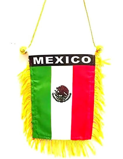 תמונה ממוזערת: Mexico Flag Mini Car Banner
