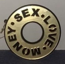 Miniatura: Sex Money Love Earrings - 2 Colors