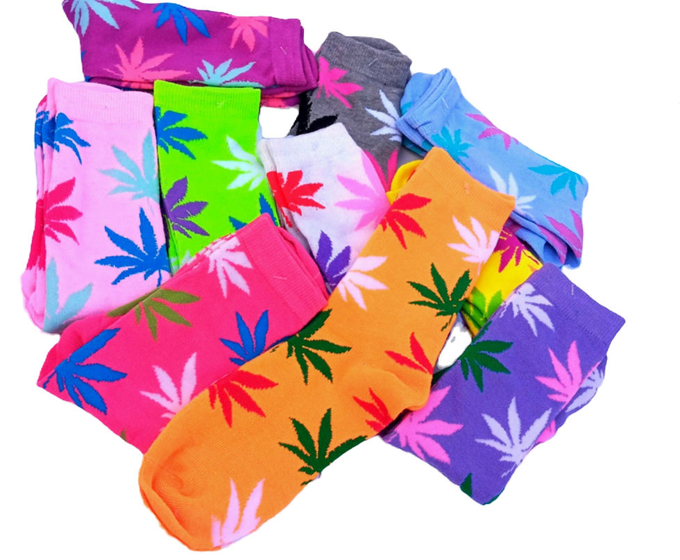 Thumbnail: 420 Cannabis Pot Leaf Kush Socks