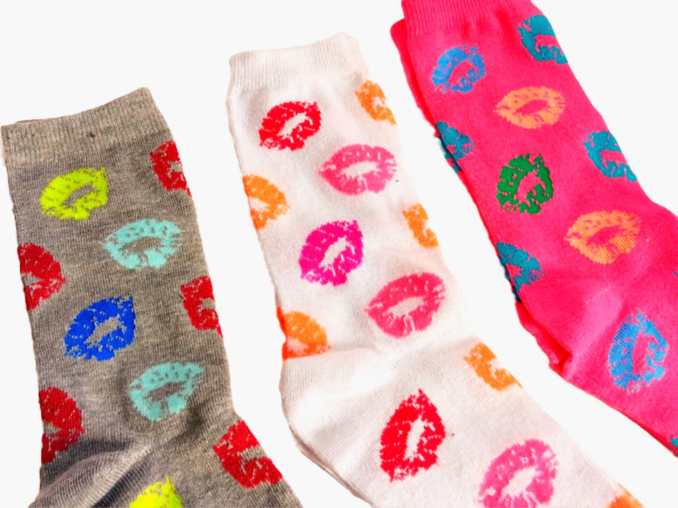Thumbnail: Sweet From Head To Toe Kiss Socks
