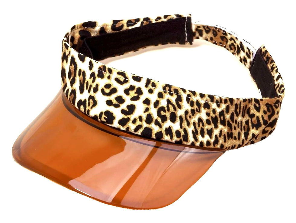 Miniatúra: Leopard Print Sun Visor Hat
