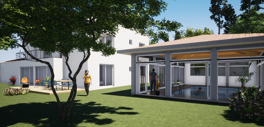 House and swimming pool renovation project Marseille Architect