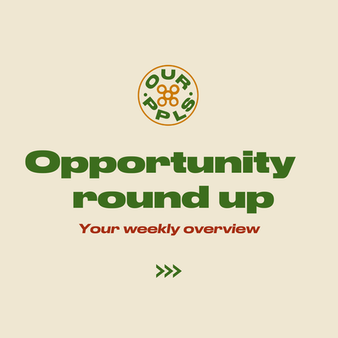 Weekly Creative Opportunity Round up
