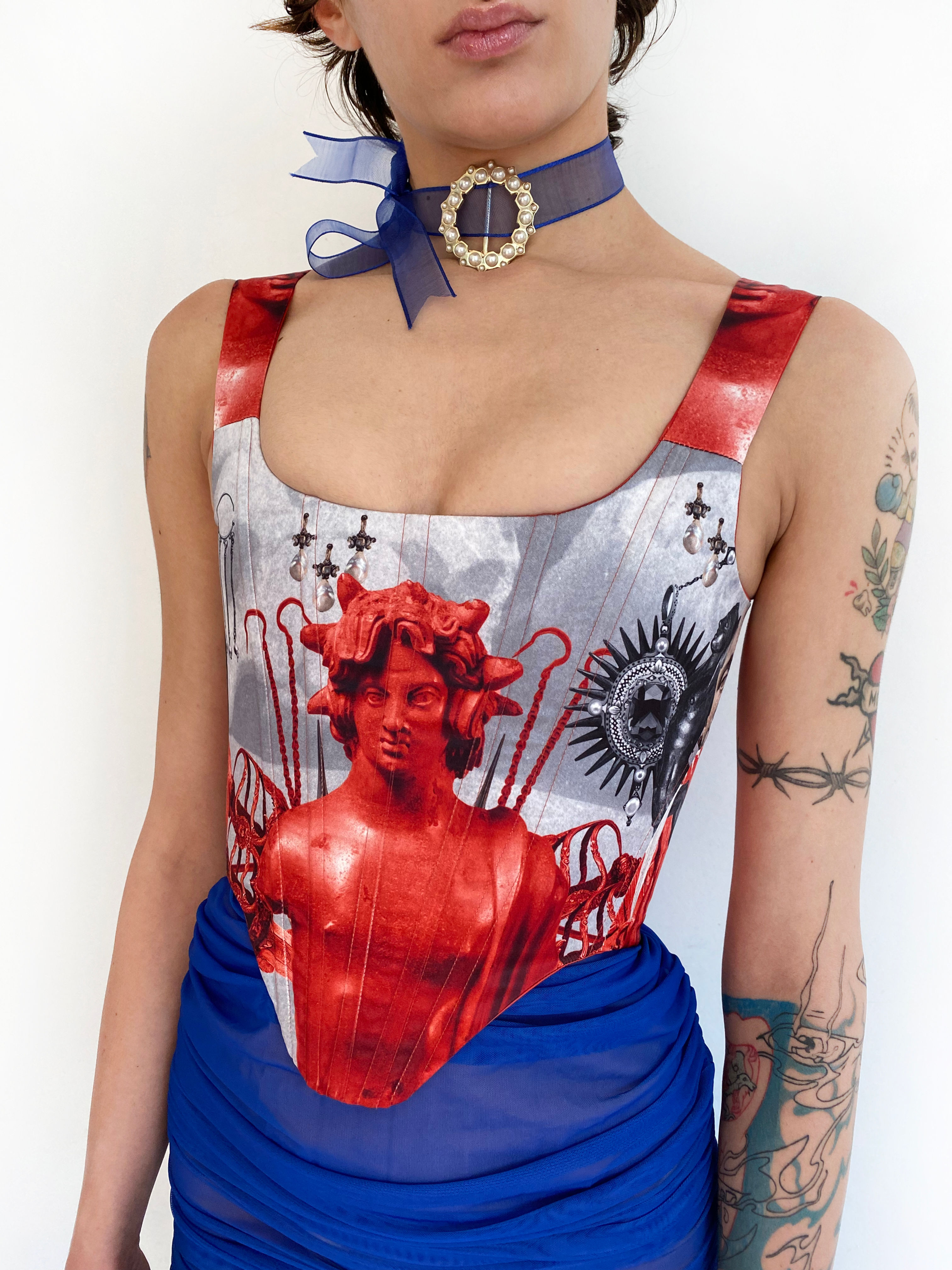 SKY DEITY CORSET TOP