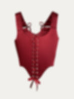 Thumbnail: OXBLOOD SATIN CORSET