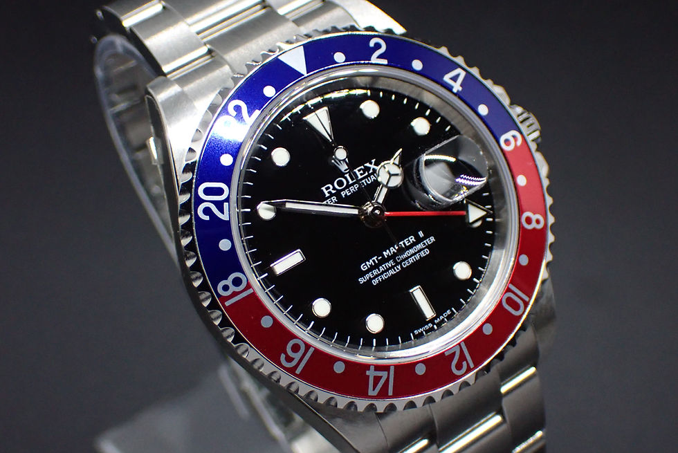 Thumbnail: 2005 ROLEX GMT Master II 16710T 'Stick Dial'