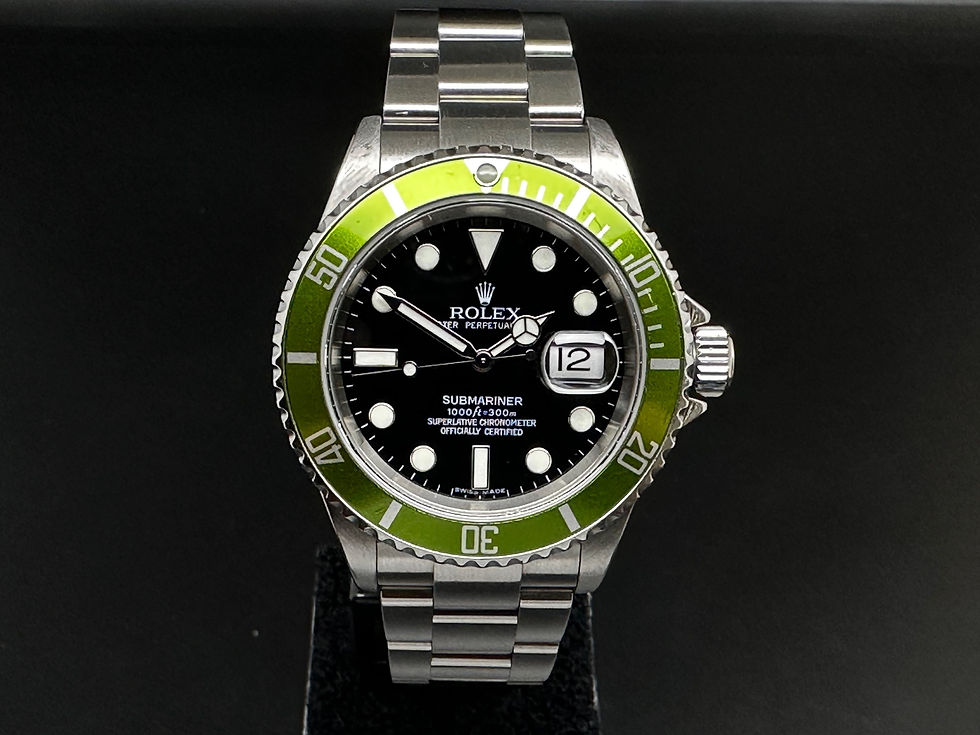 Thumbnail: 2007 ROLEX Submariner 16610LV 'Kermit' 50th Anniversary