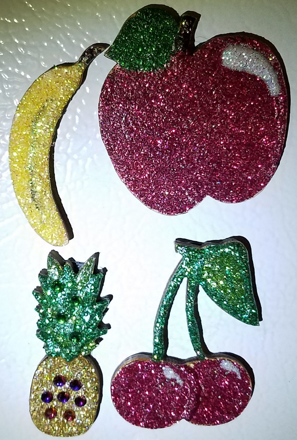Thumbnail: Natural Fruit magnet set of 4