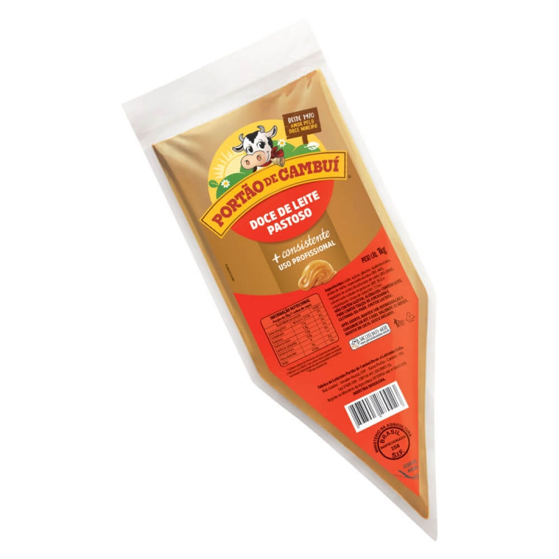 Doce de Leite Pastoso bisnaga Portão de Cambuí 1kg.