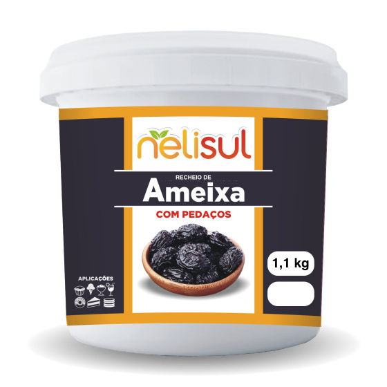 Preparado de Frutas Ameixa 1,1Kg Nelisul.