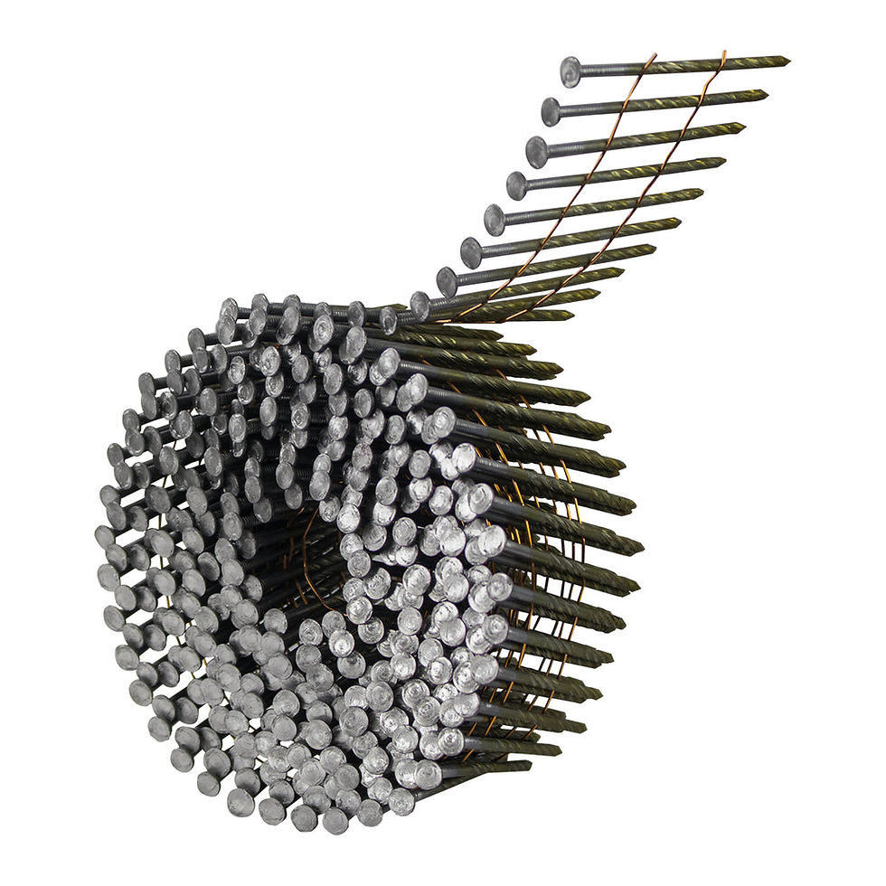Thumbnail: 1 3/4 in. x 0.099 in. Metal Coil Nails (9000 per box)