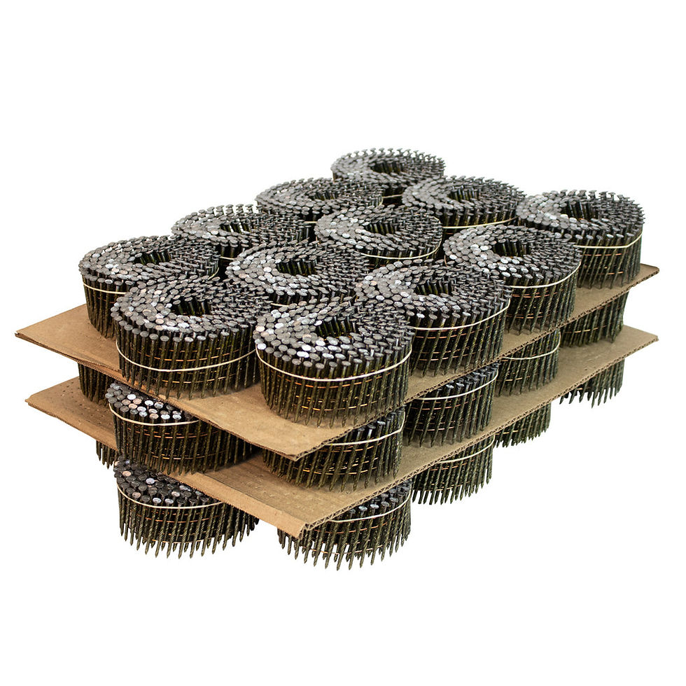 Thumbnail: 1 3/4 in. x 0.099 in. Metal Coil Nails (9000 per box)