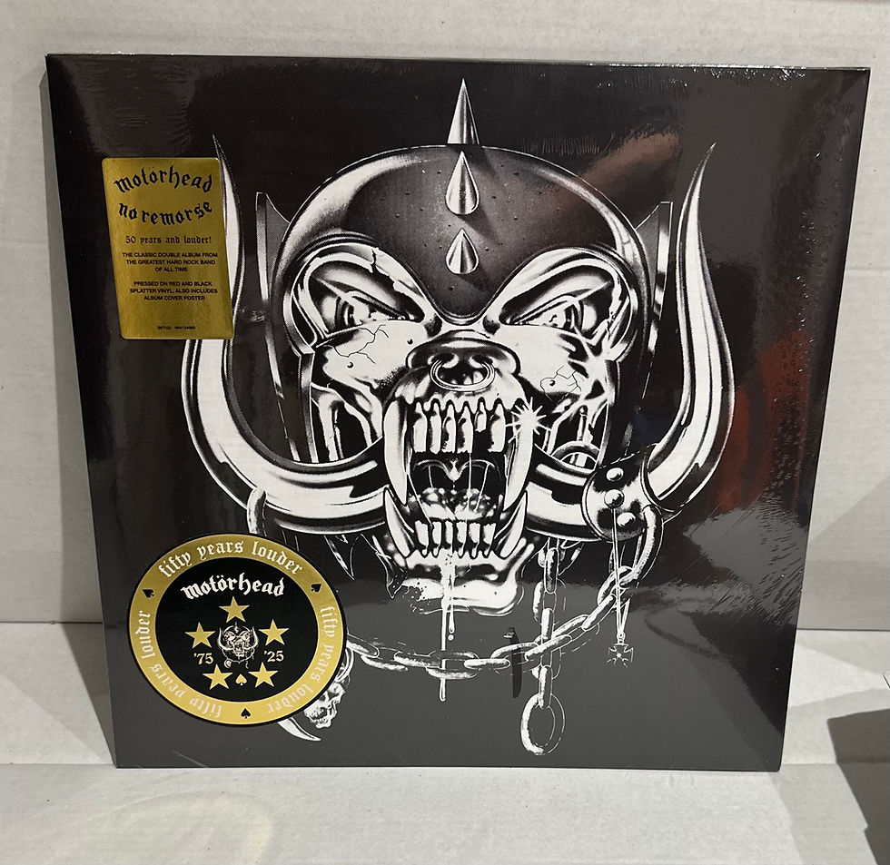 MotorHead No Remorse Red and Black Splatter Vinyl