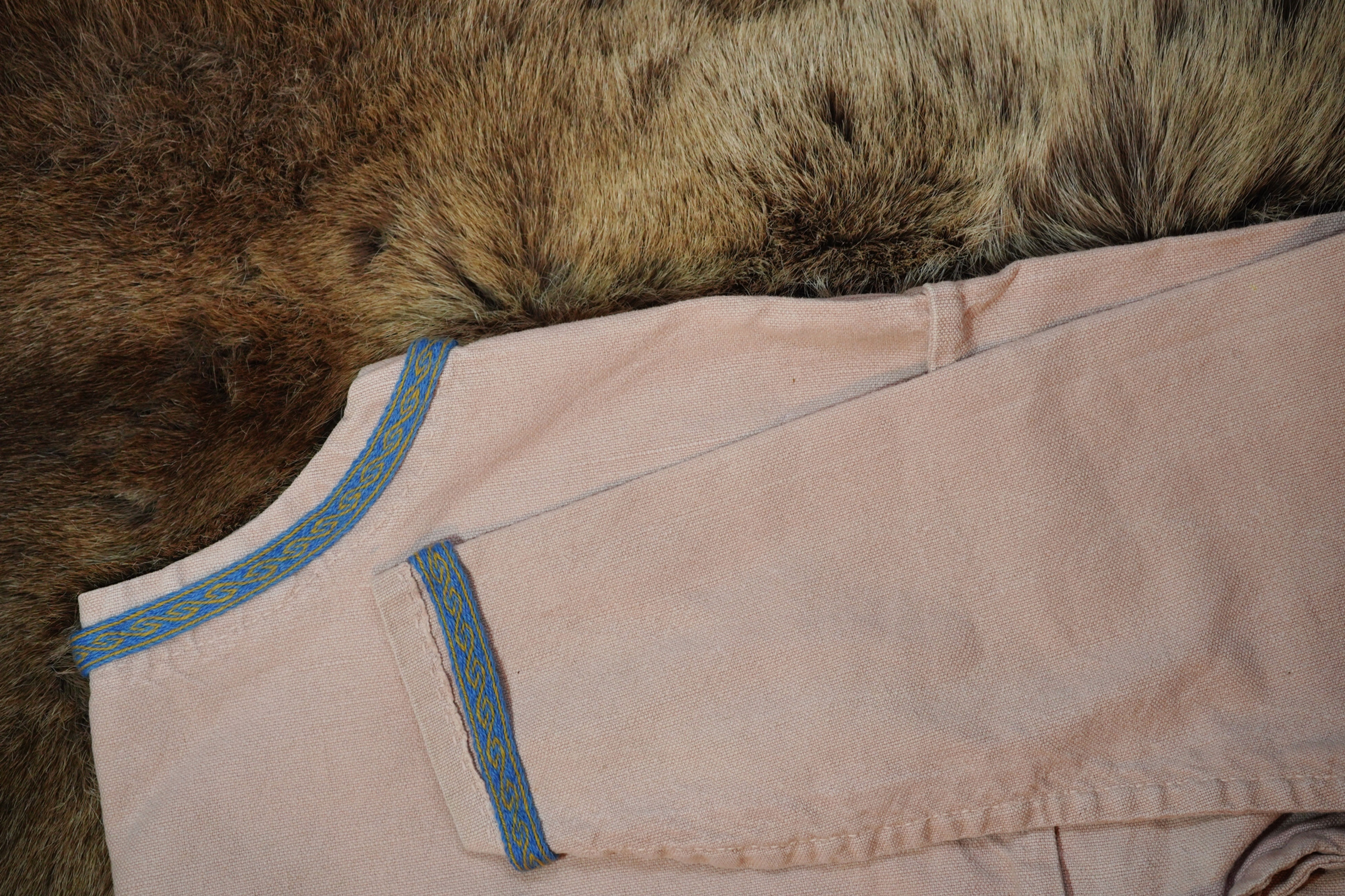 BLUE & MUSTARD MAMMON Styled Tablet Weave