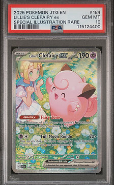 Lillie’s Clefairy Journey Together SIR PSA 10
