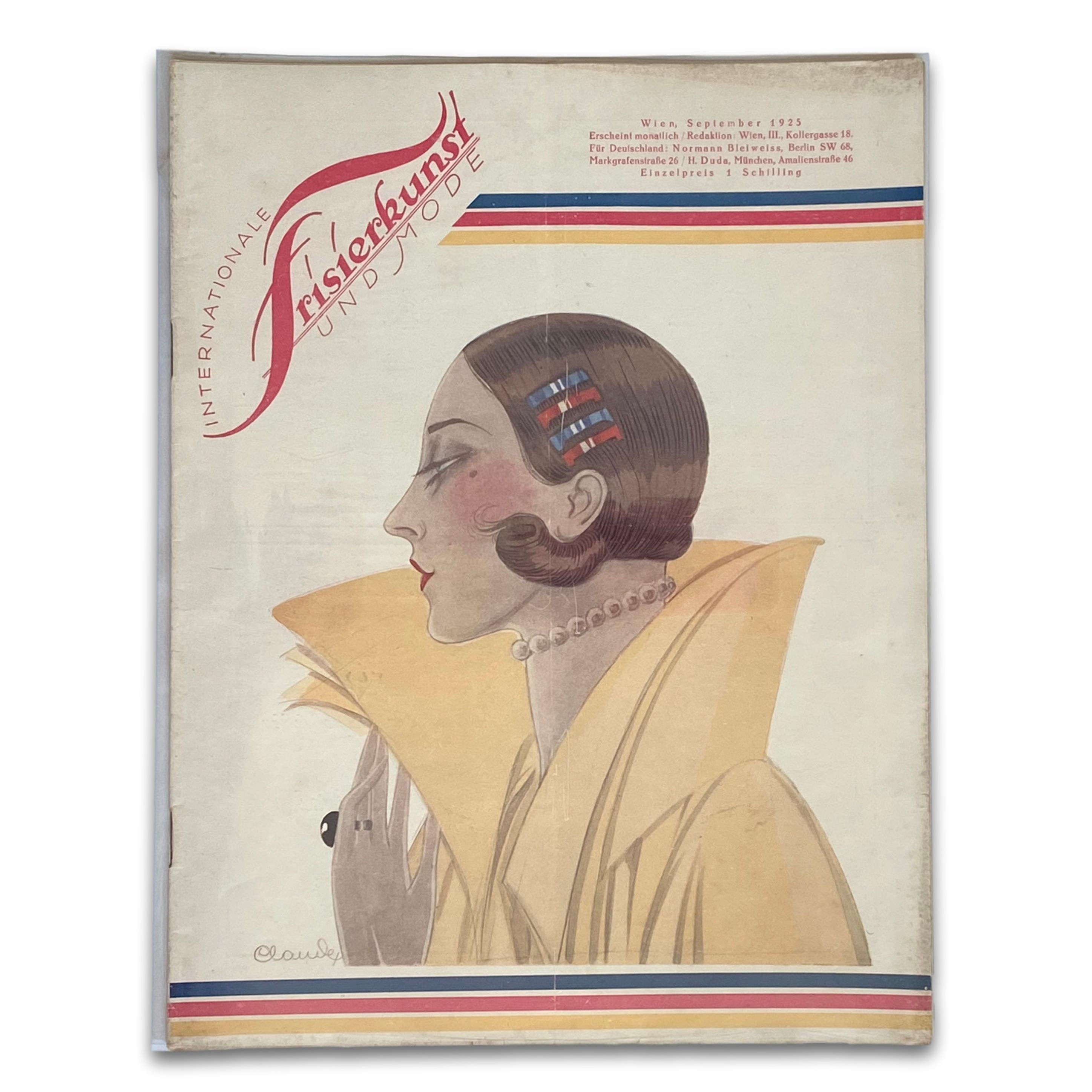 Internationale Frisierkunst und Mode, 5 copies from 1925-1932. ON HOLD FOR CLAUS