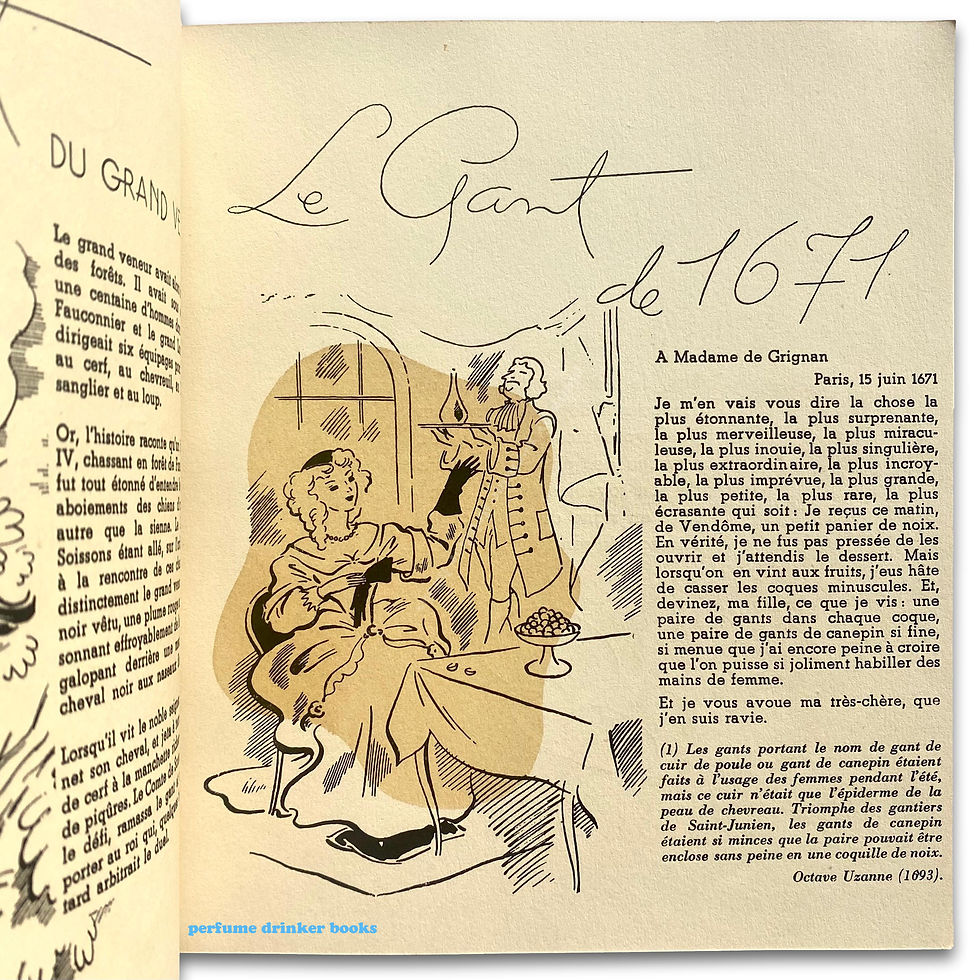 Thumbnail: Histoires de Gants, 1937. Rare book on gloves by glovemakers Codet & Teillet.