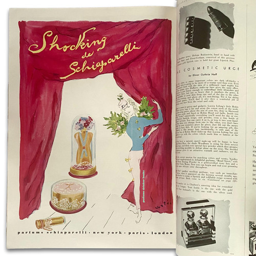 Harper's Bazaar, October 1939. Cover by A. M. Cassandre