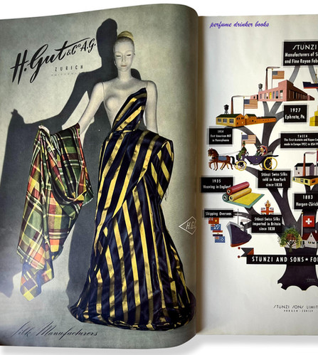 Textiles Suisses, No. 4, 1949. | Perfume Drinker