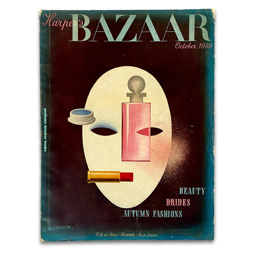 Harper's BAZAAR 1939年9月号 Harper's Bazaar, October 1939. Cover by A. M. Cassandre. | Perfume