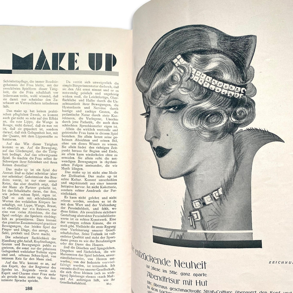 Thumbnail: Internationale Frisierkunst und Mode, 5 copies from 1925-1932. ON HOLD FOR CLAUS