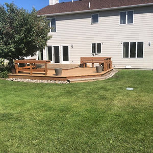 Back deck partial rejuvenation and partial rebuild