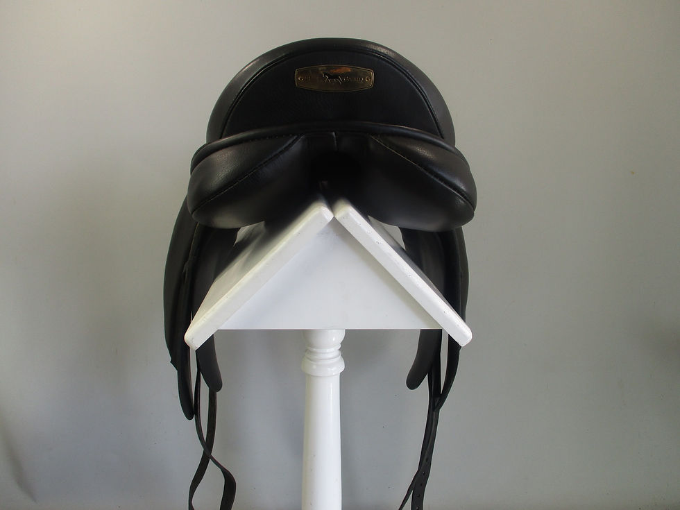 Thumbnail: Black Country Eloquence Dressage Saddle 17" XW
