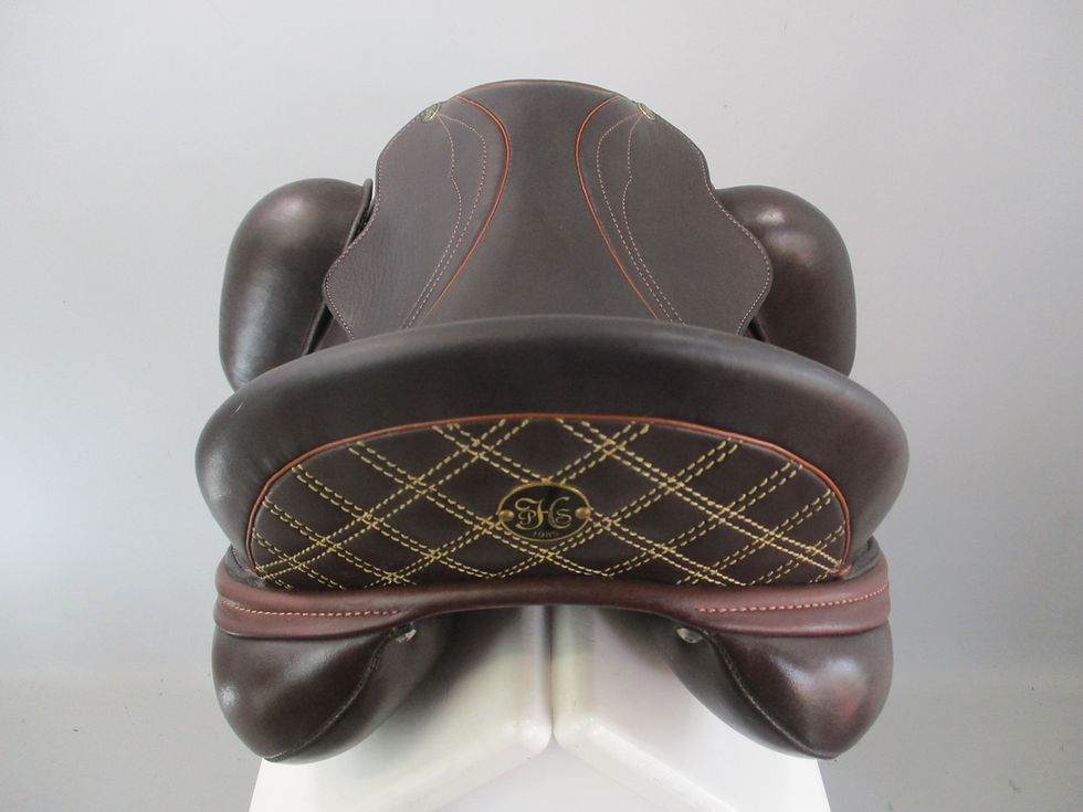 Thumbnail: Peter Horobin SF Elite Dressage Saddle 17.5" M *BROWN*