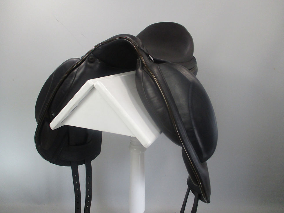 Thumbnail: Erreplus Impulse Monoflap Dressage Saddle BROWN 17" MW/W